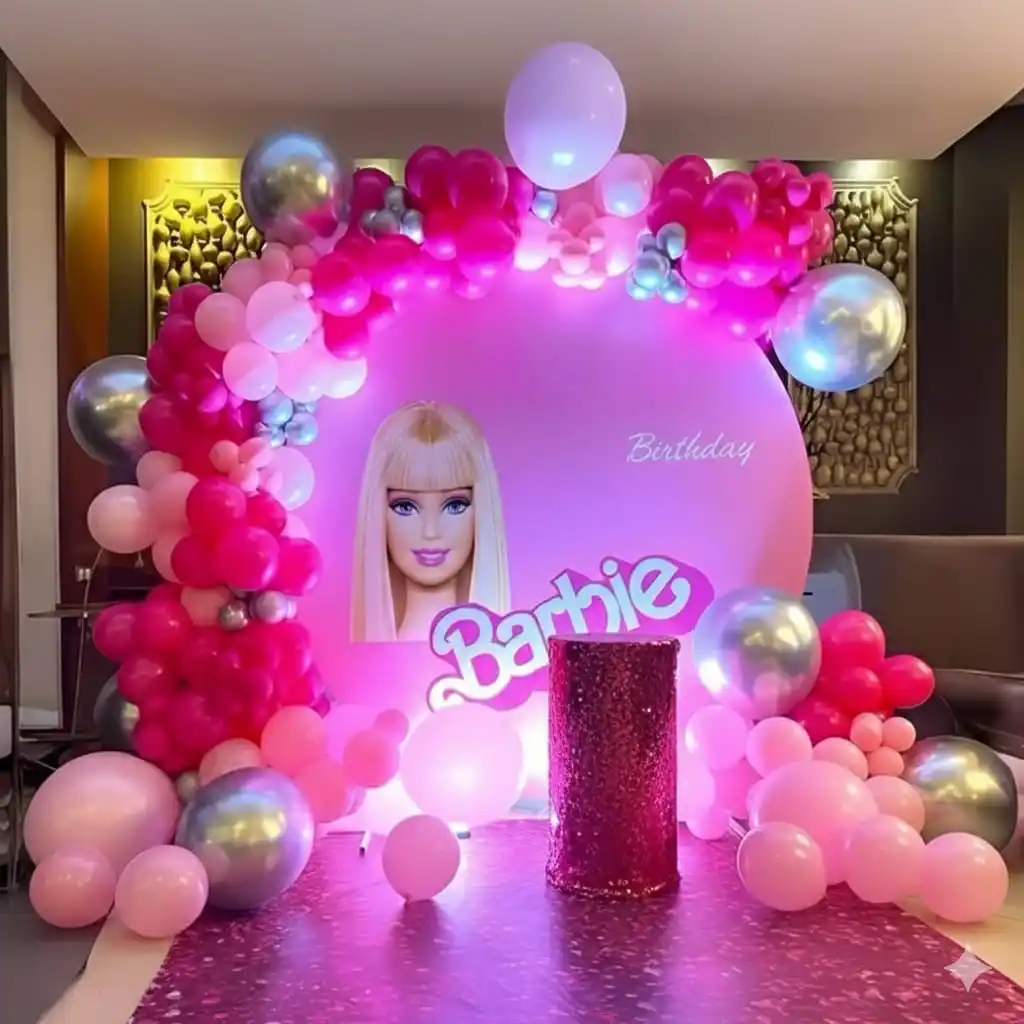 Pink Barbie Theme Birthday